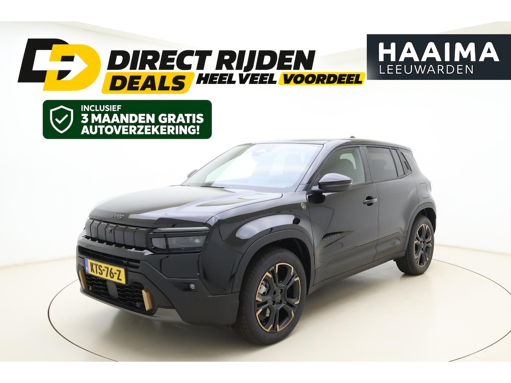 Jeep Avenger 85th Anniversary 54 kWh | Special editie | DEMO | 8 Jaar speciale garantie | Panoramisch schuif/kanteldak | Electrische achterklep