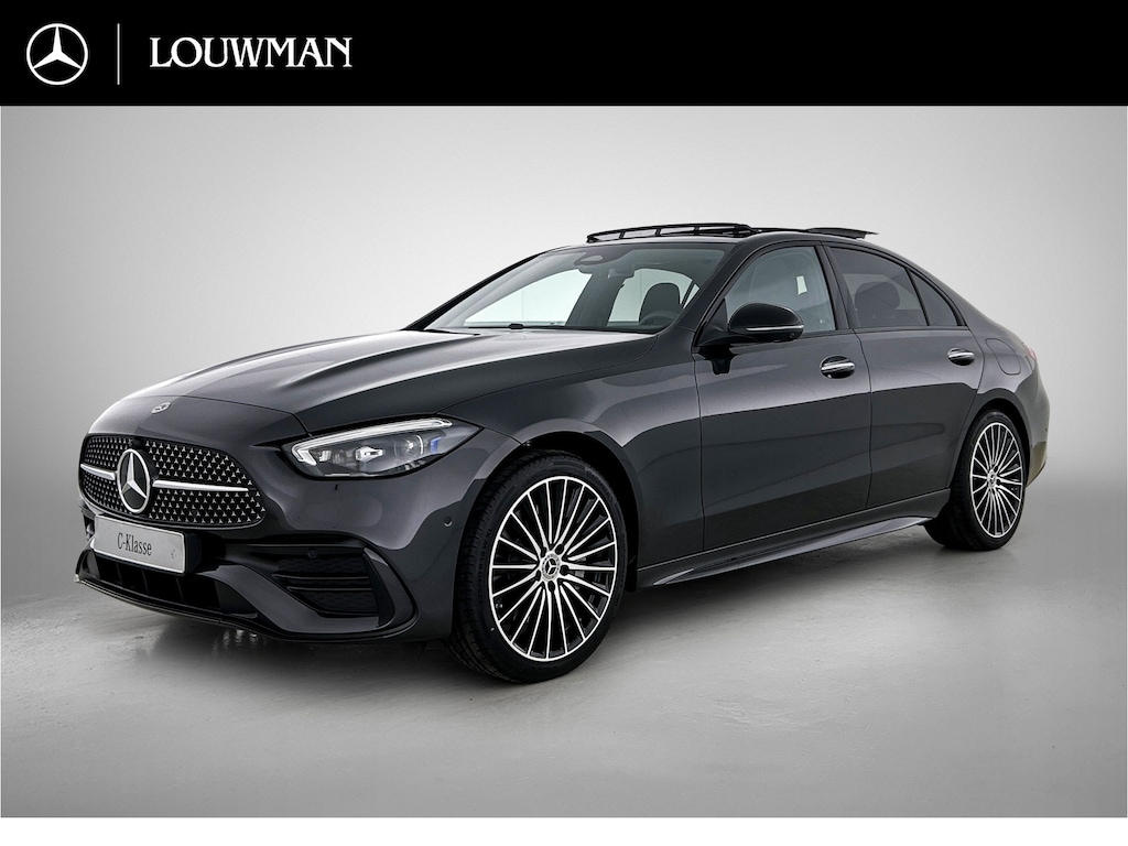 Mercedes-Benz C-klasse 300 e 140 Years Edition | Premium Plus | Winterpakket | Nightpakket | Panoramaschuifdak | 360° camera | Burmester® 3D surround sound | GUARD 360° Plus | Middenconsole metaalstructuur | DISTRONIC | 19" multispaaks lichtmetalen AMG-velgen |