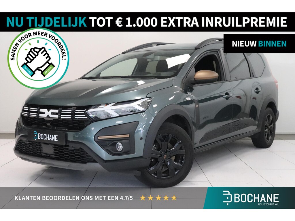 Dacia Jogger 1.6 Hybrid 140 Extreme 5p. | Camera | Climate control | Cruise control | Navigatie | Dode hoek detectie | Lichtmetaal |