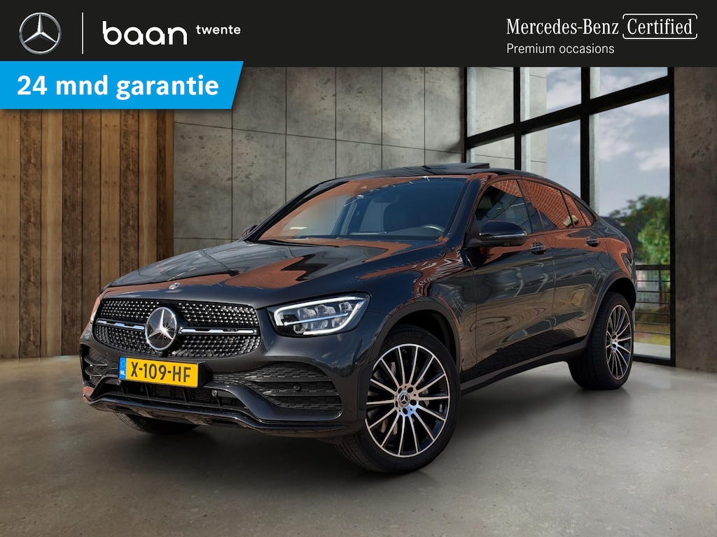 Mercedes-Benz GLC Coupe 300e 4-Matic AMG Line | Rij-Assistentiepakket | Schuifdak | 360* Camera | Advanced Sound System | Stoelverwarming