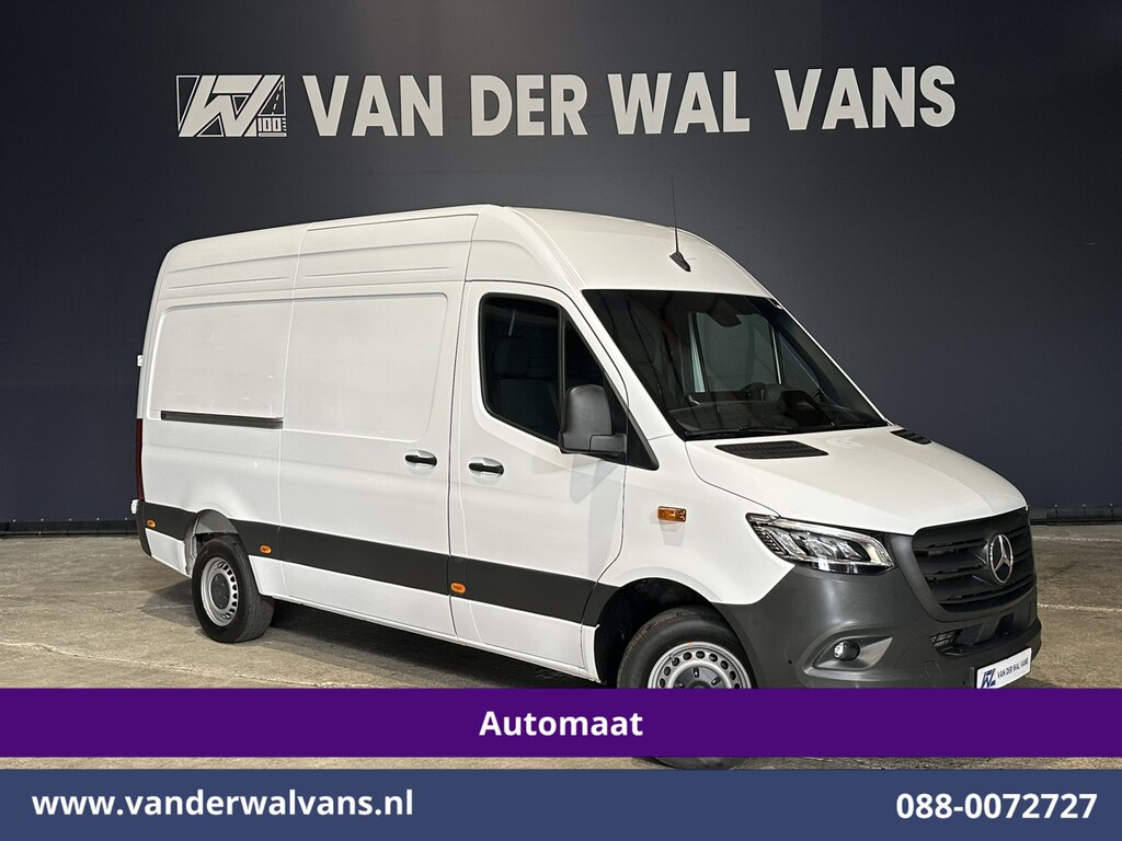Mercedes-Benz Sprinter 317 CDI 170pk 9G-Tronic Automaat L2H2 Euro6 Airco | Camera | Navigatie | LED | Cruisecontrol | Stoelverwarming Chauffeursstoel, Parkeersensoren, Bijrijdersbank