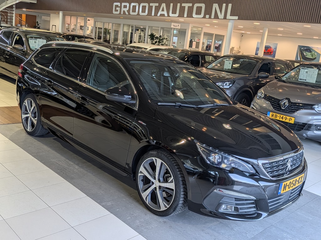Peugeot 308 SW 1.2 PureTech GT-line Automaat Panoramadak, Airco, Cruise Control, Trekhaak, Stuurbekrachtiging