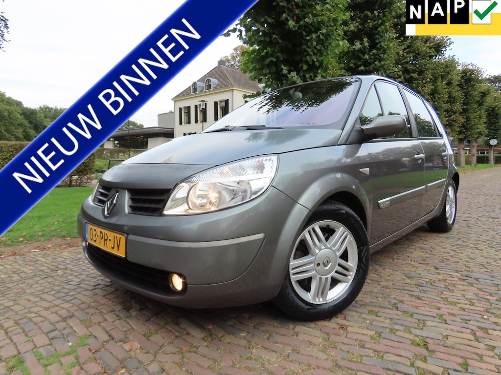 Renault Scenic 2.0-16V Expression Luxe Automaat Ecc Cruisecontrol Navigatie Leer/Stof Lm Velgen Trekhaak