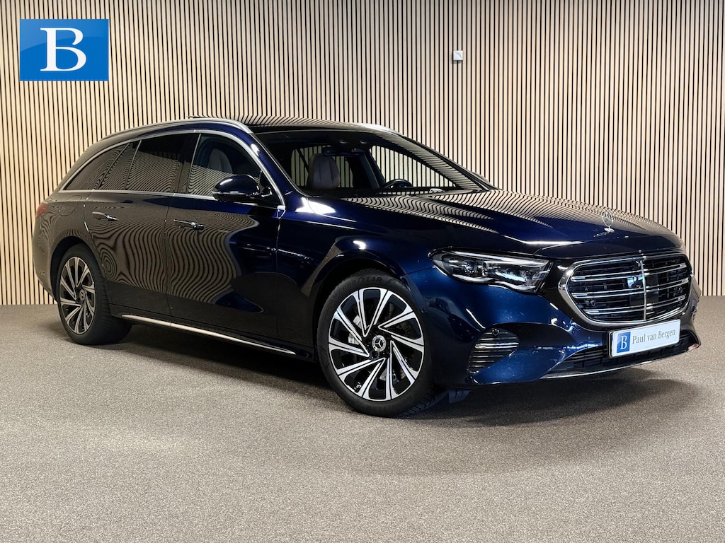 Mercedes-Benz E-klasse Estate 300e Exclusive-HYPERSCREEN-PANORAMA-LUCHTVERING-MEMORY-SOUND-ZEER COMPLEET