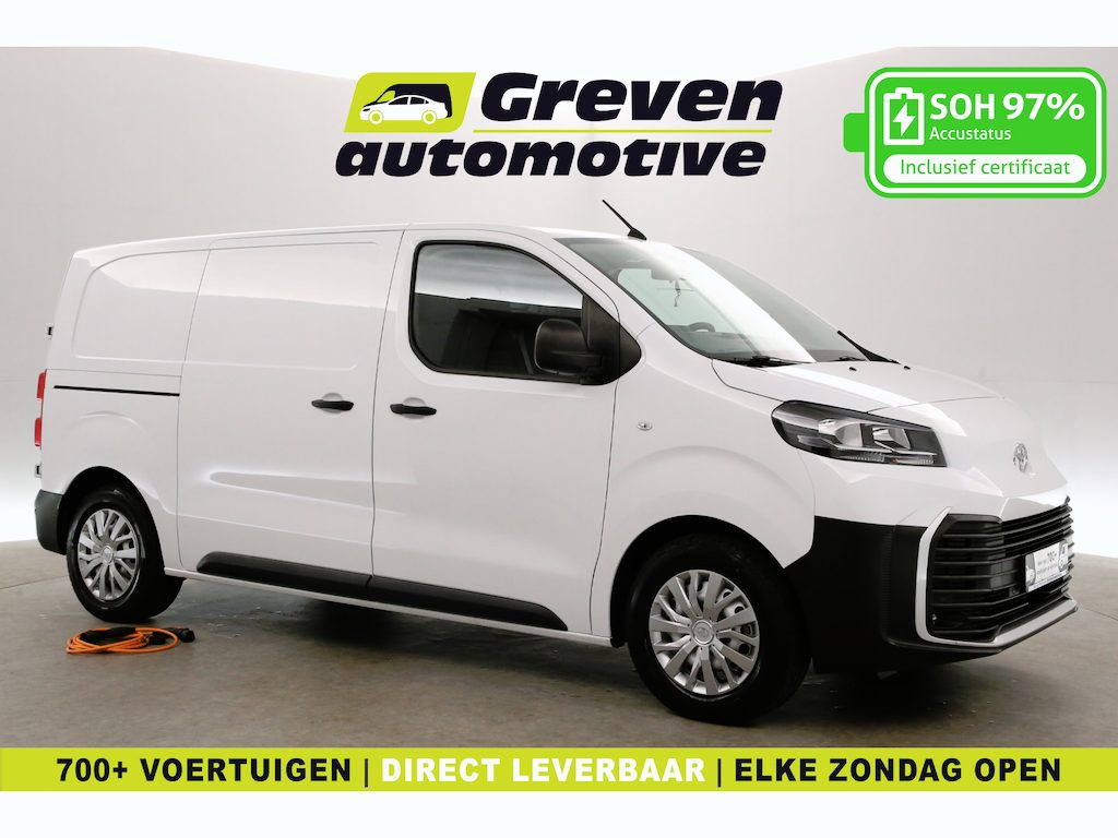 Toyota PROACE Electric Worker L2H1 75 kWh Long Range | Snelladen | SOH 97% | Airco | Camera | Cruise | Virtual | 3 Zits | Carplay