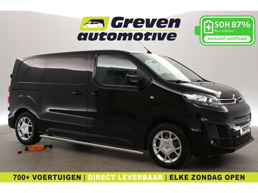 Citroën E-Jumpy 75 kWh L2H1 | Snelladen | SOH 87% | Airco | Cruise | Carplay | 3 Zits | Parkeersensoren