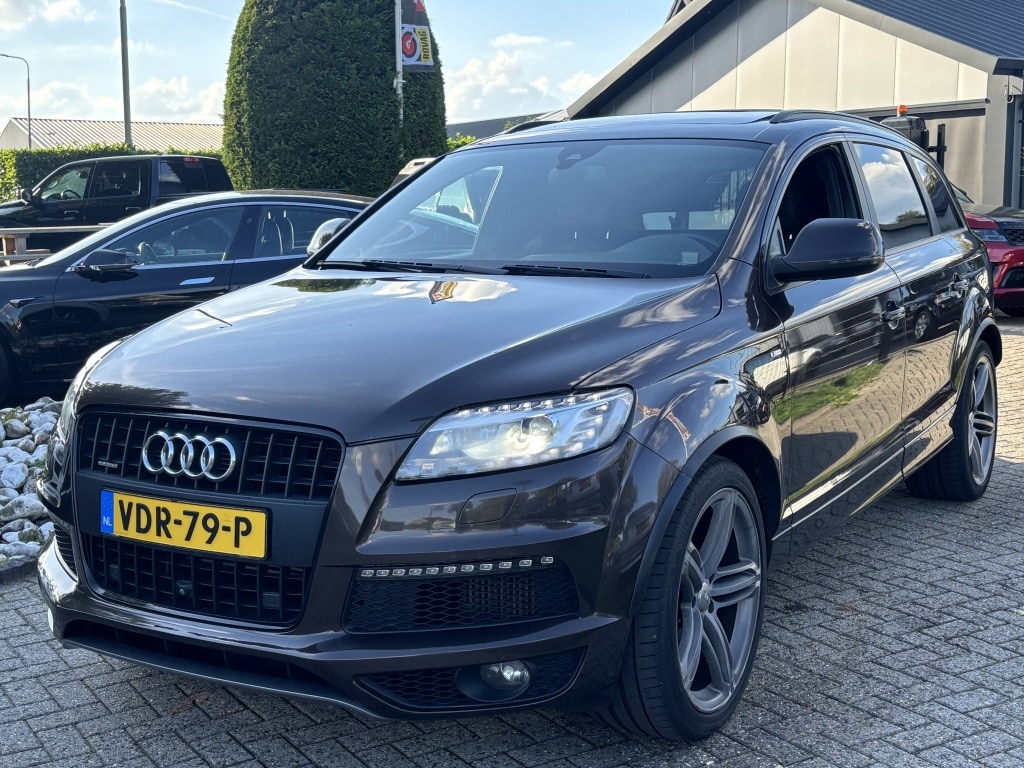 Audi Q7 4.2 TDI V8 2013 Grijs Kenteken Bedrijfsauto Panorama VOL
