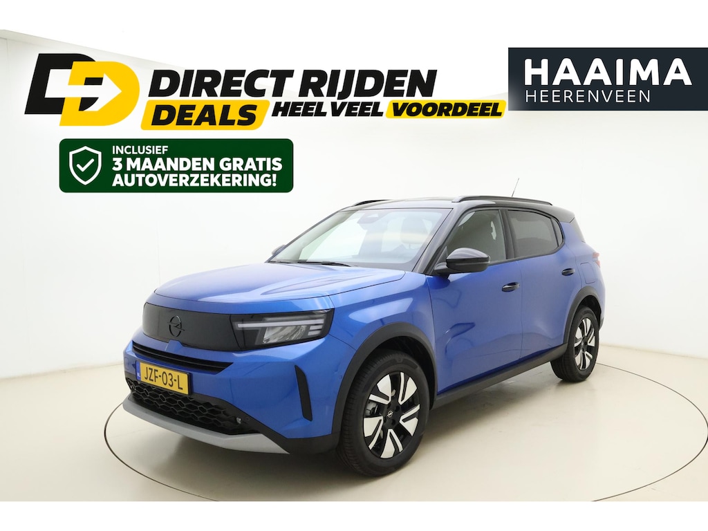 Opel Frontera 1.2 Turbo 110pk Hybrid GS 7pers. | DEMO | Navigatie | Climate control | Camera | Parkeersensoren | Lichtmetalen velgen | Winterpakket | Zwart dak