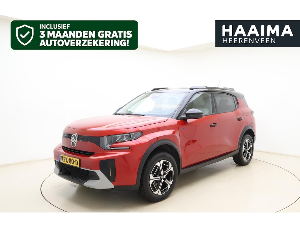 Citroën E-C3 Aircross Max 113pk 44 kWh | 3 Fase | Navigatie | LM velgen | Two Tone dak Noir Perla