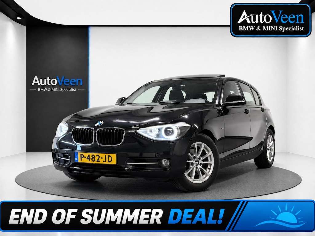 BMW 1-Serie 118i High Executive Upgrade (PANO, SPORT, LED, NAVI, STOELVERWARMING)