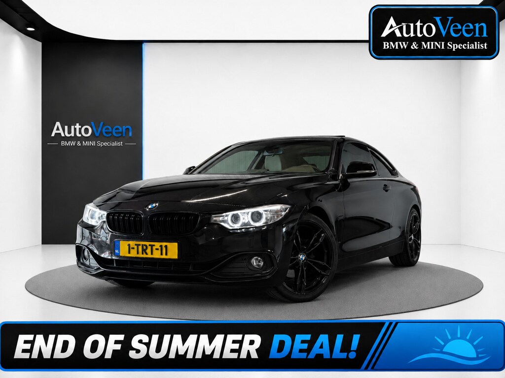 BMW 4-Serie Coupé 420i High Executive (PANO, LED, STOELVERWARMING, LEER, DEALER ONDERHOUDEN)