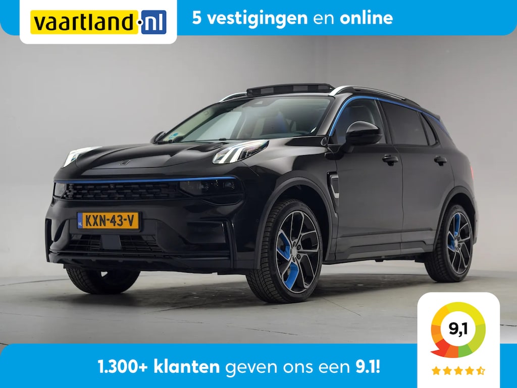 Lynk & Co 01 1.5 PHEV MY22 Zwart 6,6kWh [ SoH 94,7% | 360ºcam Apple/Android Pano Navi ]
