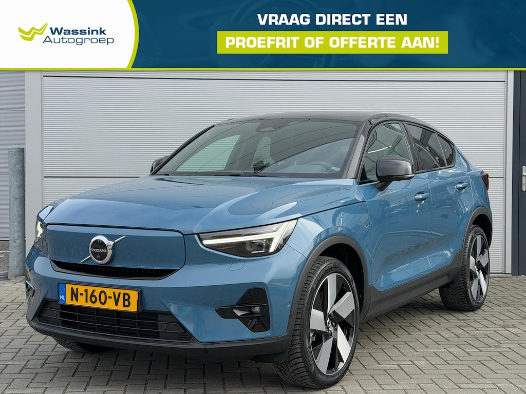 Volvo C40 Recharge Twin Pure electric 408pk Intro Edition | SOH 93% | Navigatie | Winterpack | Panorama dak | Btw-auto