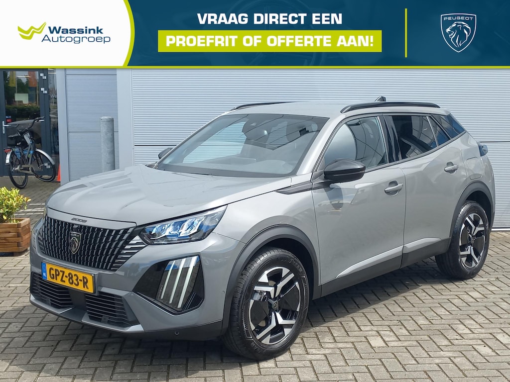 Peugeot 2008 1.2T 130pk Allure Pack Automaat | Climate control | Navigatie via Apple / Android | 17" Lm velgen | Adaptieve cruise control | Dode hoek detectie