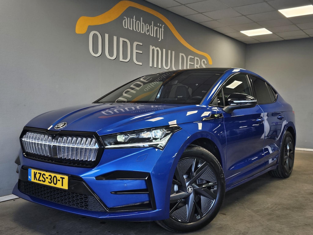 Skoda Enyaq Coupé iV 80 RS | Leder | Head-up | Trekhaak | Memory | Crystal Lights | Panoramadak |