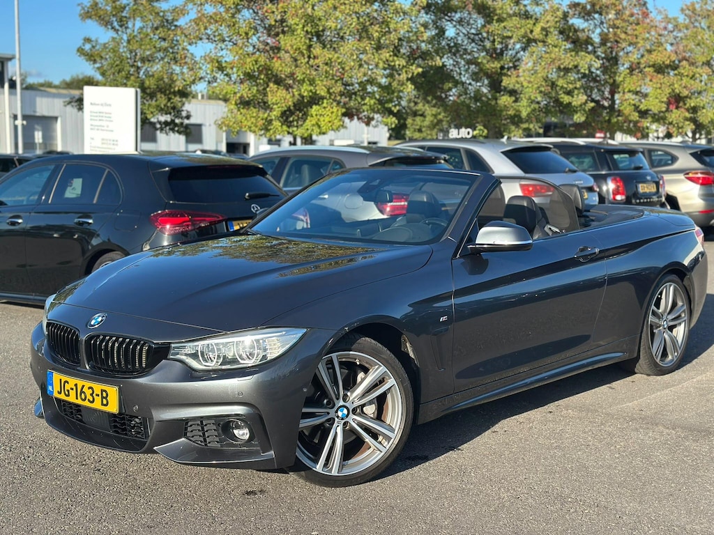BMW 4-Serie Cabrio 435i High Executive M Sport | Leder | HUD | Surround View | HiFI | Adaptief M Onderstel | Camera