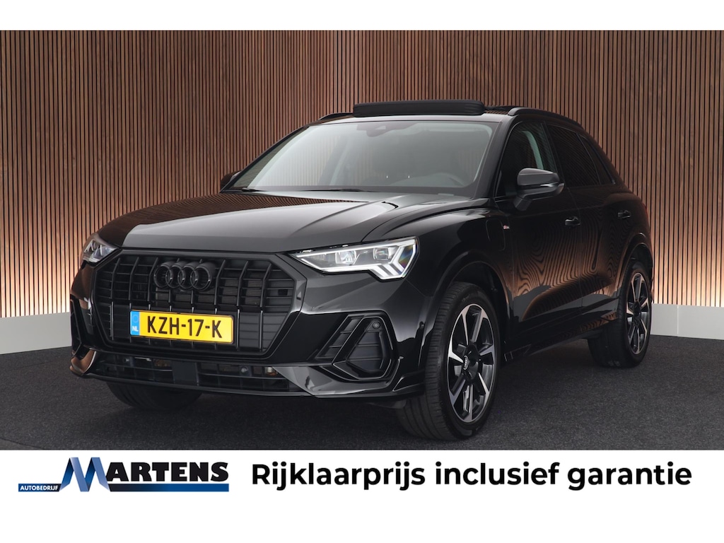 Audi Q3 45 TFSI e 245pk S edition Leder B&O Memory Panoramadak Keyless ACC 360Camera Navigatie S-Line