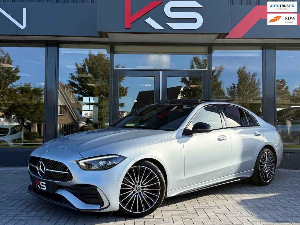 Mercedes-Benz C-klasse 180 AMG Night Pano Led 360 Camera C43 AMG 19inch Memory