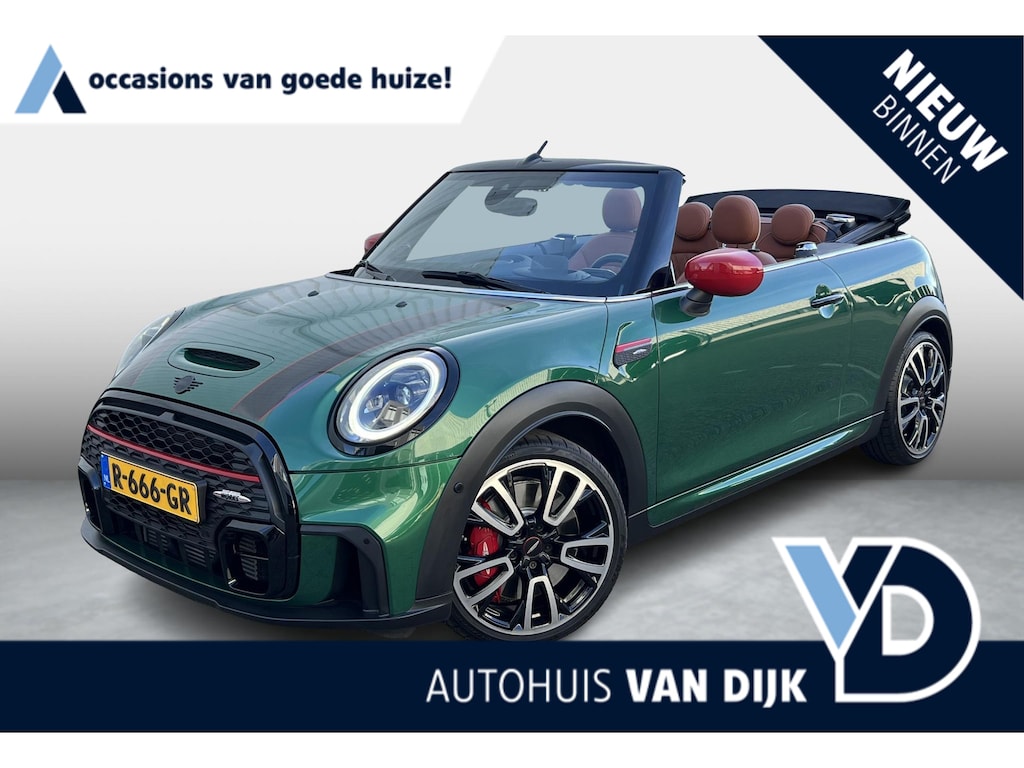 MINI John Cooper Works Cabrio 2.0 Essential 231 PK / Head-up / Leder / Harmann Kardon / stoelverw. / navi / camera