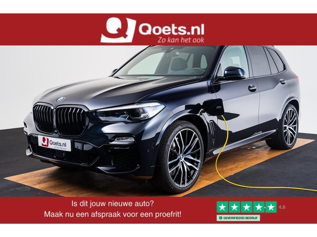 BMW X5 xDrive45e High Executive M Sport - Head-Up Display - Lederen Bekleding - Schuif-/Kanteldak - Active Cruise Control ( ACC ) - BMW Live Cockpit Professional - Comfort Access - 22" - Soft-Close - Adaptieve LED Koplampen - Integral Active Steering - Luchtvering - HiFi System Harman Kardon - Comfortstoelen - WiFi - Stoelverwarming voor & achter - Parking Assistant - Stoelventilatie - BMW Gesture Control - DAB+