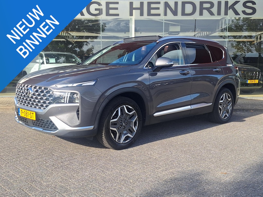 Hyundai Santa Fe 1.6 T-GDI PHEV Premium Sky | SOH: 96,8% | Panorama | Havana-Black Leder | Full LED | 360 Cam | Full Options! |