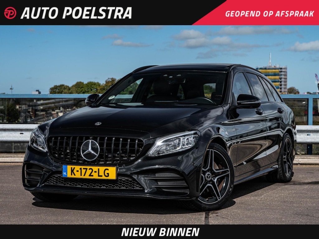 Mercedes-Benz C-klasse Estate 180 AMG Night Edition | Panoramadak | 360 Camera | Leder | Sfeerverlichting | Digital Cockpit | Multibeam LED | 18" AMG | incl. BTW