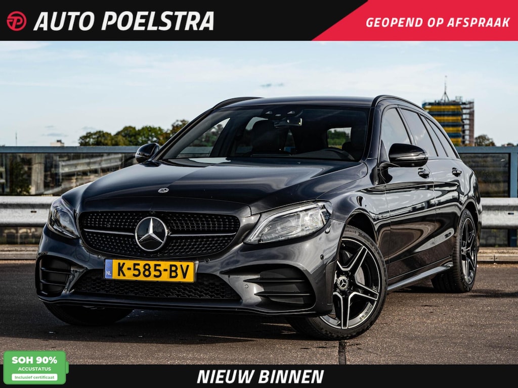 Mercedes-Benz C-klasse Estate 300 e AMG Night Edition | Trekhaak | 360 Camera | Digital Cockpit | Multibeam LED | Apple CarPlay/Android Auto | 18" | Dealeronderhouden