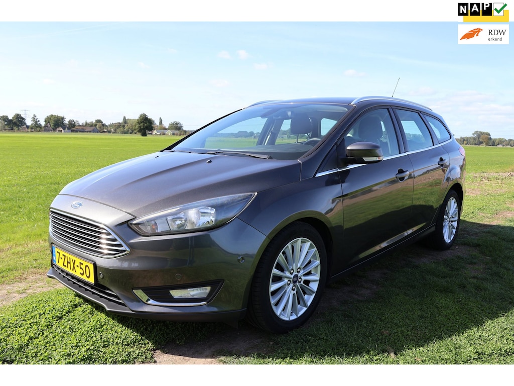Ford Focus Wagon 1.0 First Edition|Airco|Bluetooth|Navi|NL-auto-NAP|6 bak