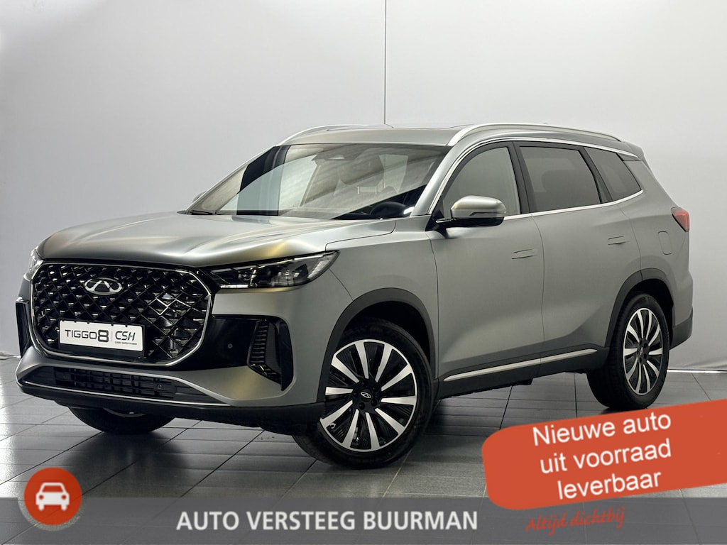 CHERY Tiggo 8 1.5TGDI PHEV UNIQUE NIEUW BINNEN! De Tiggo 8 PHEV, supercompleet, scherp geprijsd.