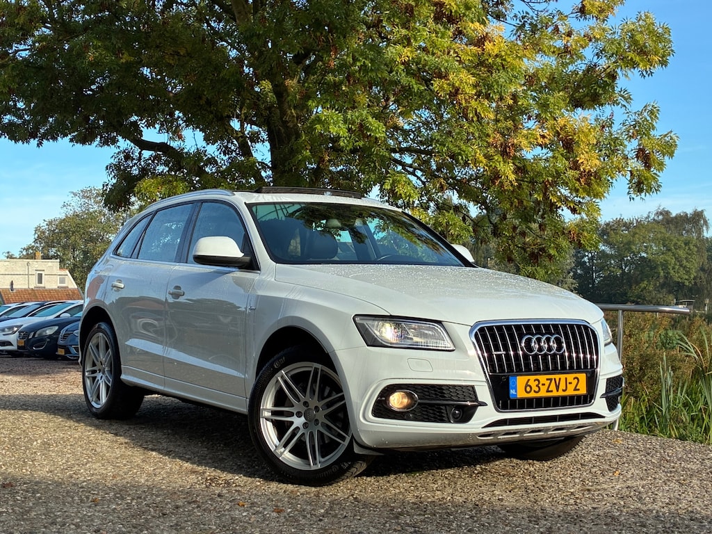 Audi Q5 2.0 TFSI 2x S-Line | Automaat | Panodak + Leder + MMI nu €14.975,-!!