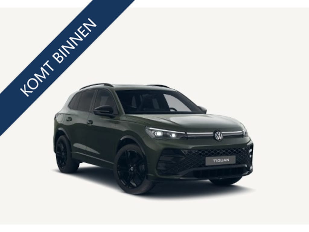 Volkswagen Tiguan 1.5 eTSI 150PK ZNDR STEKKER DSG R-Line Black Style | Panorama | HUD | Trekhaak | 360° Camera | Nieuw