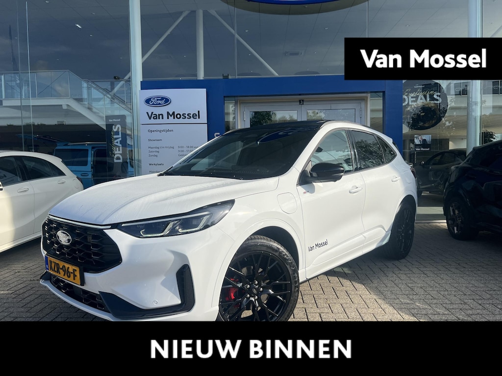 Ford Kuga 2.5 PHEV ST-Line X | DEMO | Full Options! | Beschikbaar 12-26 | Adaptieve Matrix-led | Black Package | 20-inch | Elek. Panoramadak | Elek. Achterklep | B&O audio | Adaptieve Cruise | Memory | Stoel/stuur voorruitverwarming