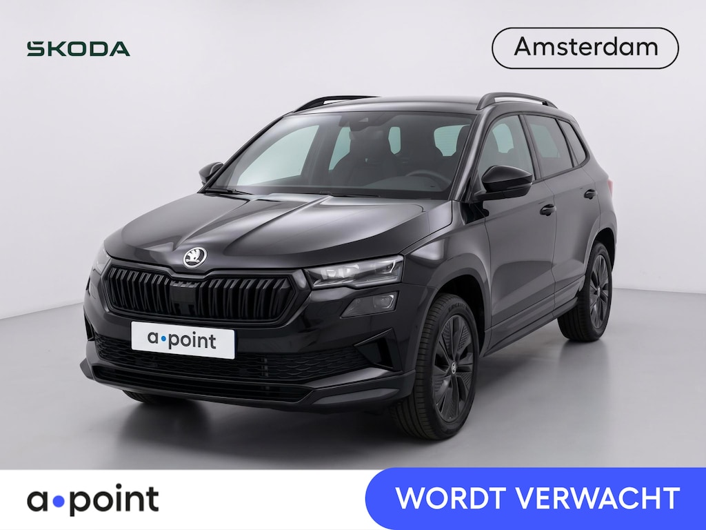 Skoda Karoq 1.5 TSI ACT Sportline Business 150 pk Automaat (DSG) | Verlengde garantie | Navigatie via App | Parkeersensoren | Achteruitrijcamera | Adaptieve cruise control | Stoelverwarming v/a | Verwarmde voorruit |