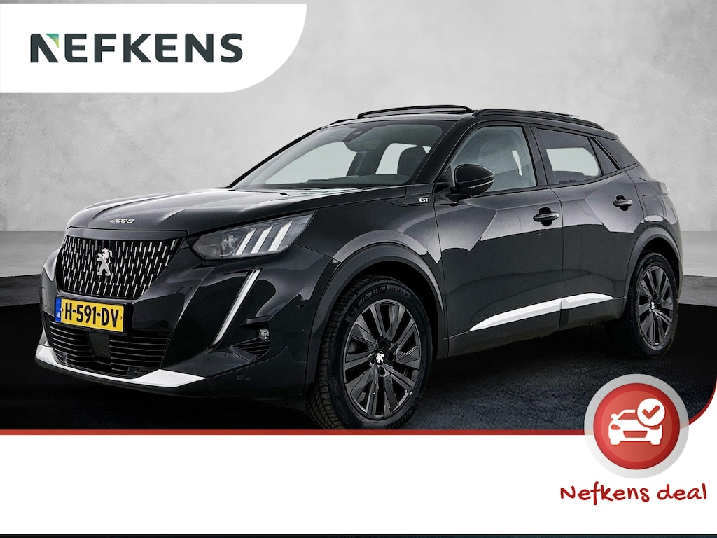 Peugeot 2008 1.2 155pk GT Automaat | 1ste Eigenaar | FOCAL | Schuif-/Kanteldak | Adaptieve Cruise Control | Navigatie | Climate Control | Keyless Entry/Start | 18"LMV | Stoelverwarming | Apple Carplay/Android Auto |