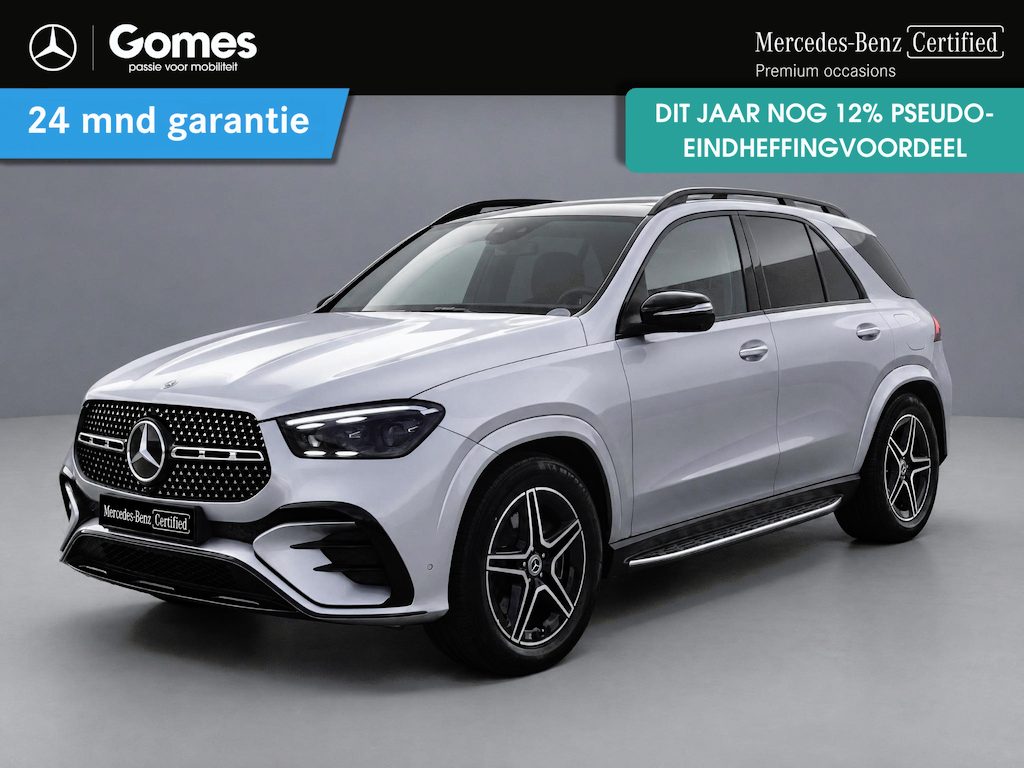 Mercedes-Benz GLE 400 e 4MATIC AMG Line Panoramdak| Nightpakket| Treeplanken| Trekhaak| Multibeam LED| Memory| Luchtvering| Keyless Go| Sfeerverlichting