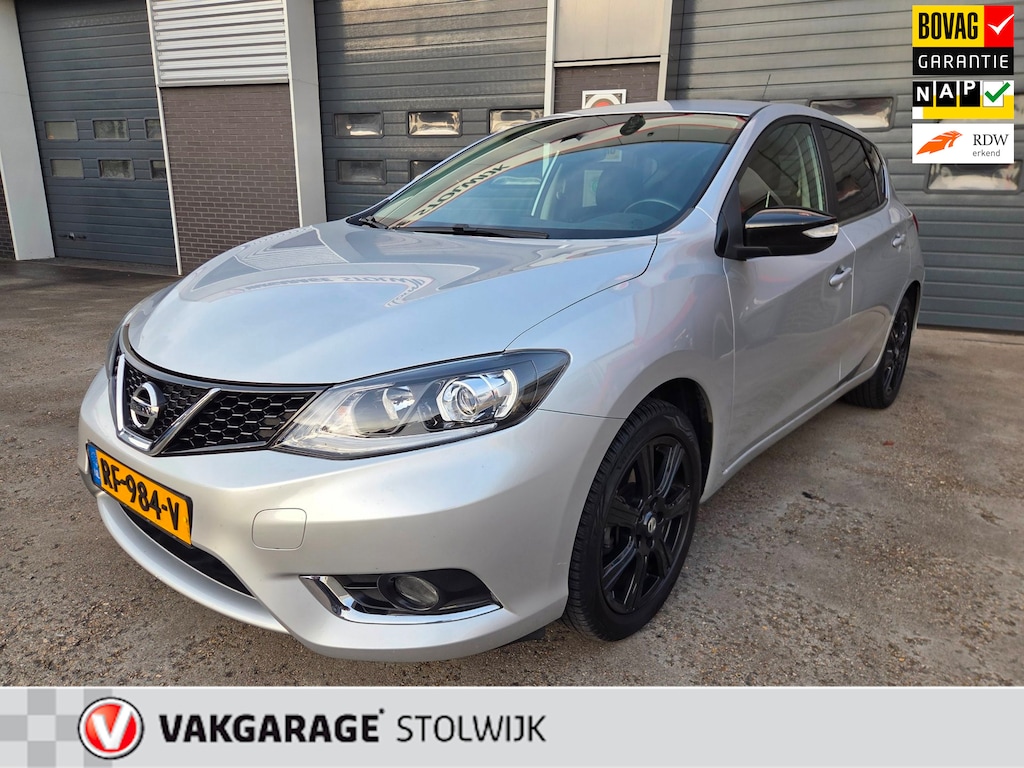Nissan Pulsar 1.2 DIG-T Black Edition, Trekhaak, AUR Camera, Nav/Telefoon, Ned, Auto.