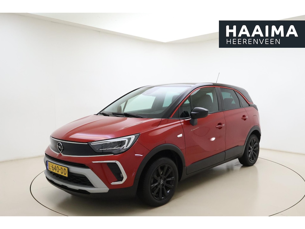 Opel Crossland 1.2 Turbo 110pk GS Line | Navigatie | Trekhaak | Stoel- en stuurverwarming | Achteruitrijcamera | Climate control | Zwart dak