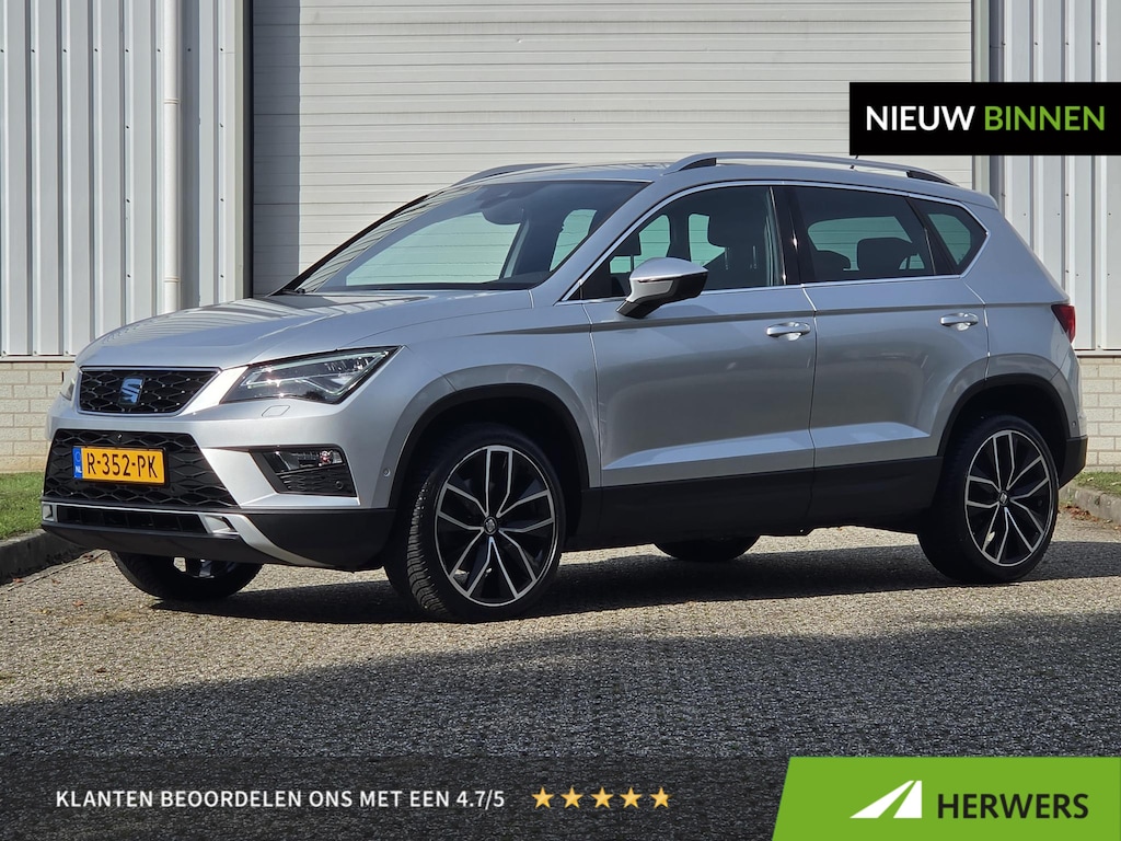 SEAT Ateca 1.4 EcoTSI Xcellence / Trekhaak / Lederen Bekleding / 1e Eigenaar / All Season Banden / 360 Graden Camera / Stoelverwarming / Apple Carplay & Android Auto / Elektrische Achterklep / Climate Control /
