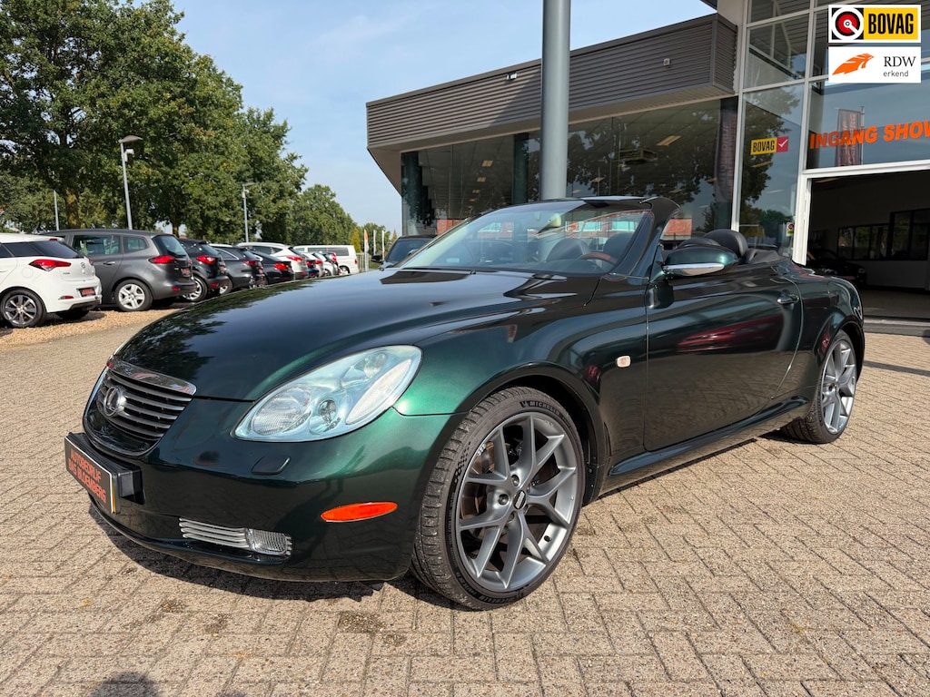 Lexus SC 430 4.3 V8 Automaat, Leer, Navi, Mark levinson, Elektrische stoelen, BRG Gewrapped, Nieuwe BBS 19" met Michelin PS, Etc