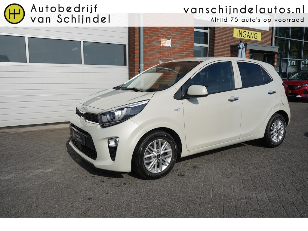 Kia Picanto 1.0 DPi Prestige DynamicLine Upgrade pack LUXE! STOELVERWARMING - STUURVERWARMING - APPLE CARPLAY / ANDROID - CAMERA - AIRCO - DAB+ - BLUETOOTH - 4 ELEKTR RAMEN - PRIVACYGLAS - LM VELGEN - AUT. VERLICHTING - VOLLEDIG DEALER ONDERHOUDEN