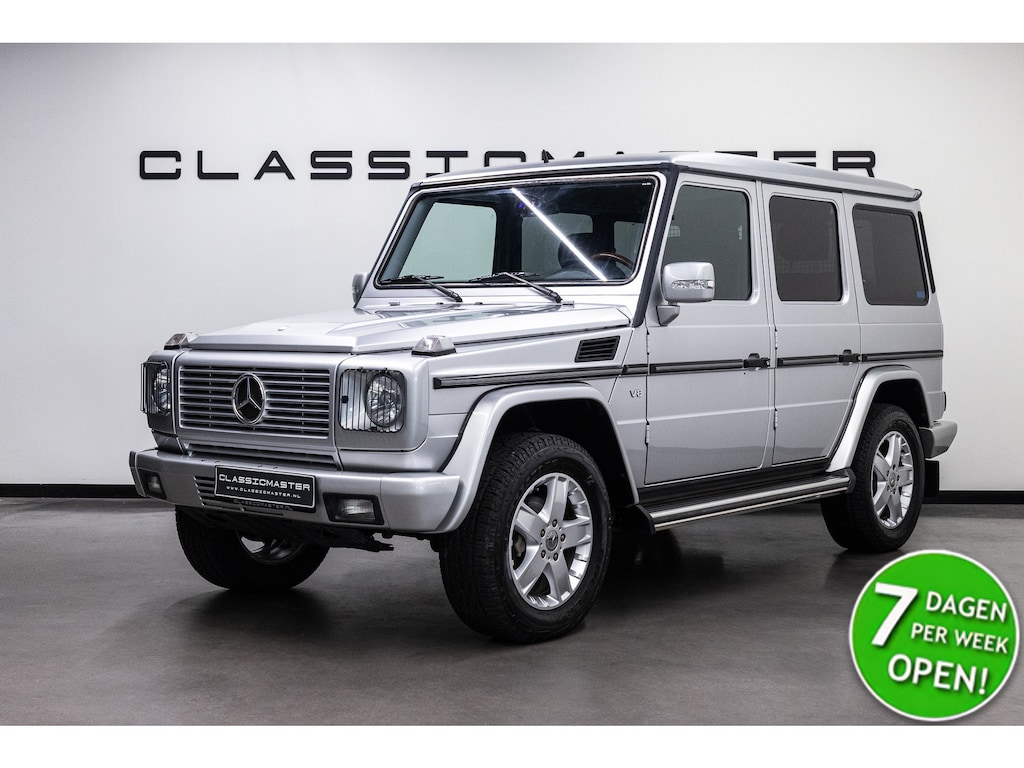 Mercedes-Benz G-klasse 500 St.Wagon Btw auto, Fiscale waarde € 16.000,- (€ 53.677,69 Ex B.T.W) DEALER AUTO Dealer onderhouden