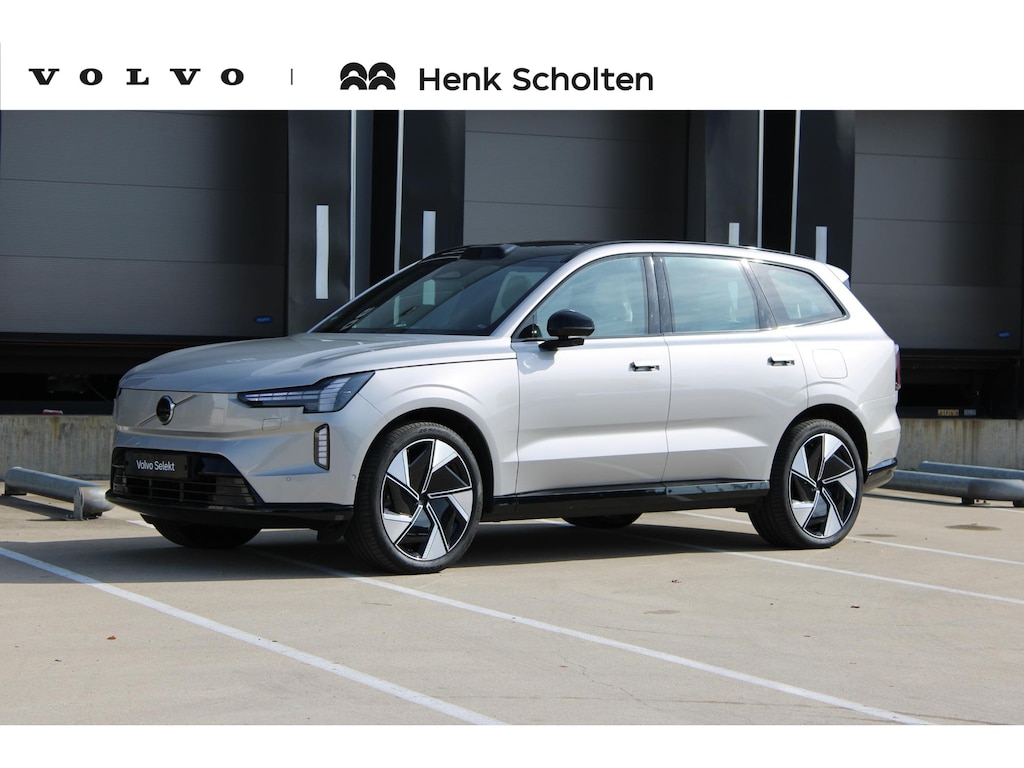 Volvo EX90 Twin Motor Performance Ultra 7p. 111 kWh | Actieve Luchtvering Met FOUR-C | Panoramadak | Premium audio by Bowers & Wilkins | Verwarmbare voorstoelen, achterbank, stuurwiel | Rondom zichtcamera | Head-up Display | 22 inch Lichtmetalen Velgen