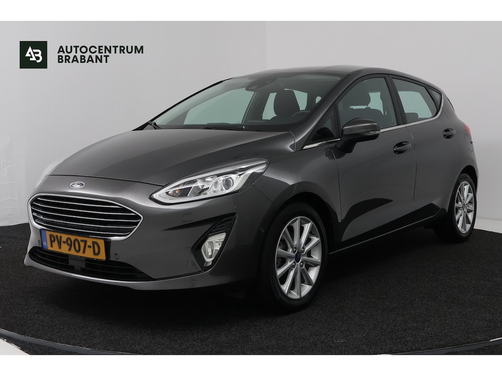 Ford Fiesta 1.0 EcoBoost Titanium (CAMERA, CRUISE CONTROL ADAPTIEF, NAVIGATIE, PARKEERSENSOREN)