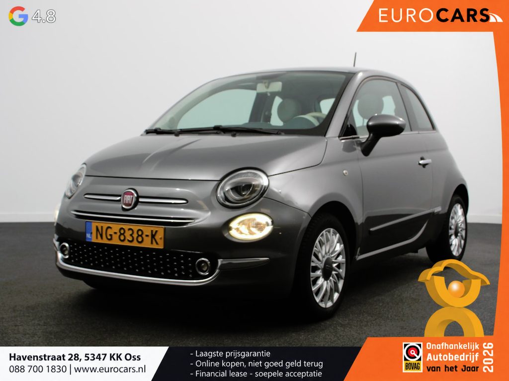 Fiat 500 1.2 Lounge Panorama dak Airco Parkeer sensoren Lichtmetalen Velgen Bluetooth