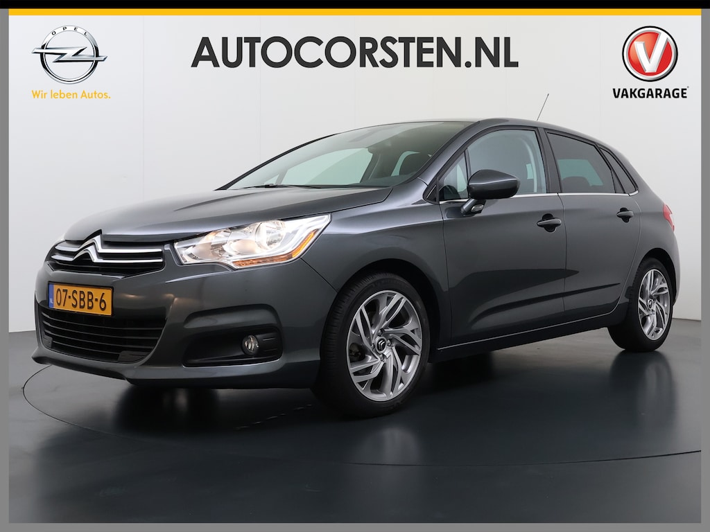 Citroën C4 1.6 VTi Navi Pdc CruiseControl Ecc Aut.Verlichting Bluetooth Sportstoelen Regensensor Led Elek.Ramen/Spiegels PrivacyGlas 1e Eigenaar! NL-auto met slechts 39.214km! Ligne Business
