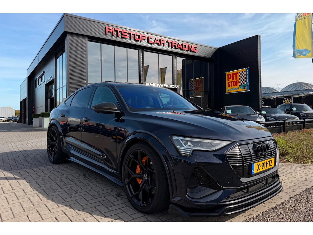 Audi e-tron Sportback S quattro 95 kWh, Leder, Pano, BodyKit, Nieuwstaat, SOH bekend!
