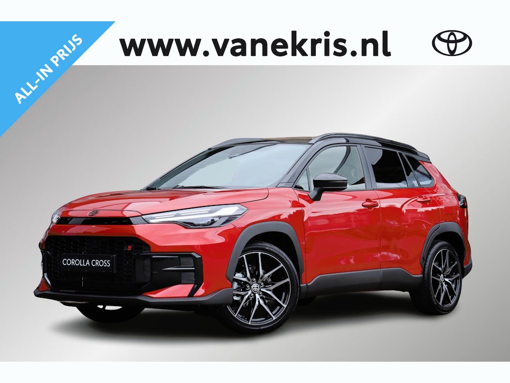 Toyota Corolla Cross Hybrid 180 GR Sport, VERWACHT, Panoramisch dak, Nieuw en in december leverbaar met €3.000 inruilvoordeel