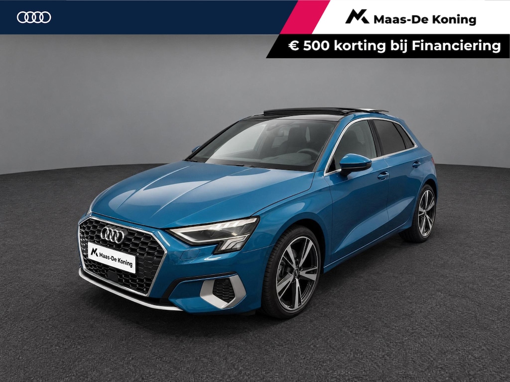 Audi A3 Sportback 30 TFSI 110pk edition one · Panoramadak · Camera · P-Sensoren · Apple/Android Car Play · Cruise Control · 18'' Inch ·