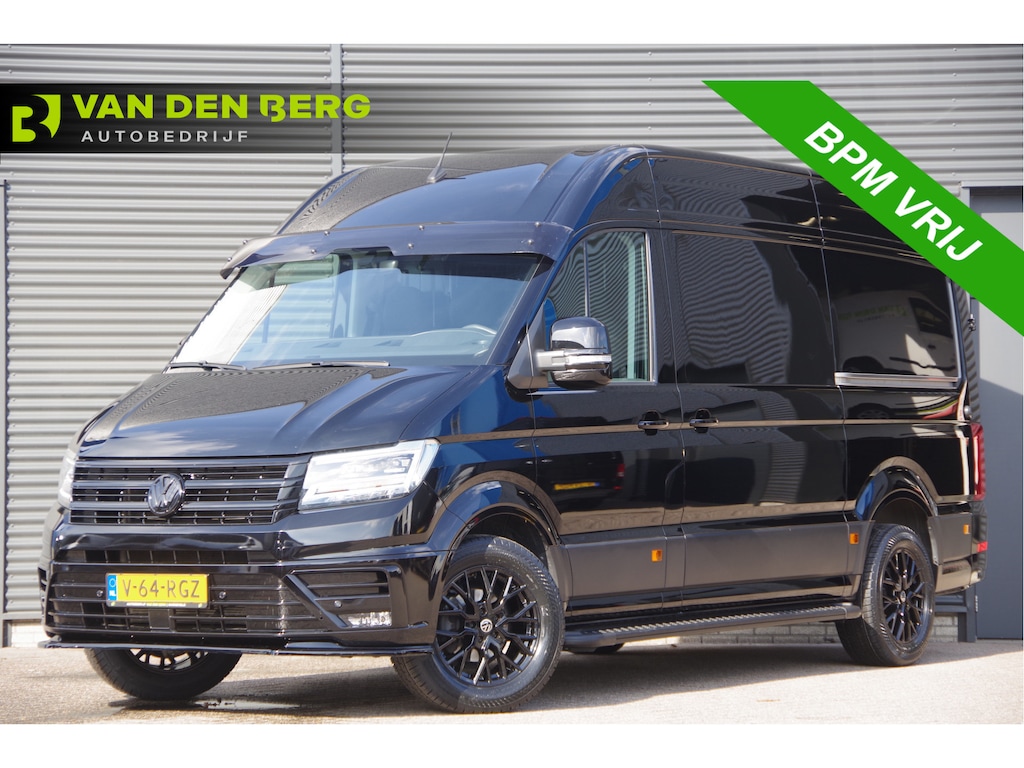 Volkswagen Crafter 35 2.0 TDI L3H3(L2H2) AUT. MARGE! 2X SCHUIFDEUR, LED, 3-ZITS, STOELVERWARMING, ADAPT. CRUISE, CAMERA, NAVI, AIRCO, CARPLAY, DUBBELE SCHUIFDEUR, 2 SCHUIFDEUREN, SCHUIFDEUR LINKS