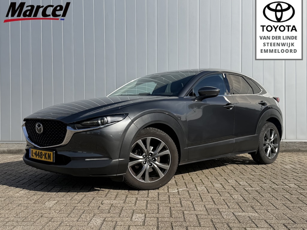 Mazda CX-30 2.0 e-SkyActiv-X M Hybrid Luxury Trekhaak Leer Stoel Stuur Verwarming HUD